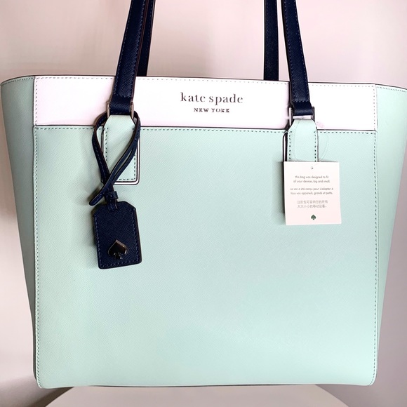 🤍 Kate Spade Large Colorblock Laptop Tote Bag 🤍 - Picture 15 of 15